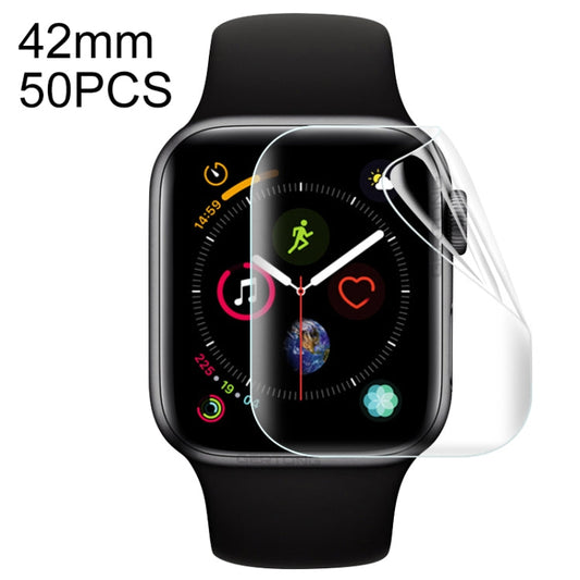 Skorter | 50 PCS For Apple Watch 42mm Soft Hydrogel Film Full Protection Front Protection
