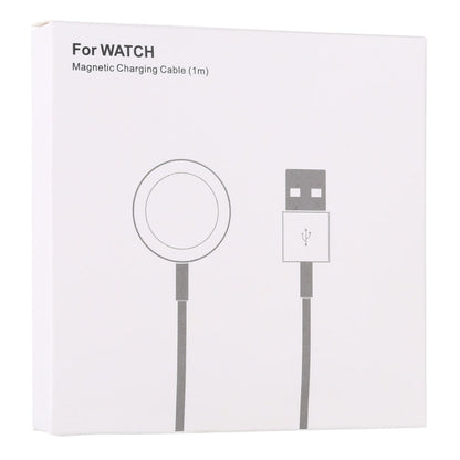 Skorter | 1m Magnetic Wireless Charger for Apple Watch Series Ultra & 10 / 9 / 8 / 7 / 6 / 5 / 4 / 3 / 2 (White)
