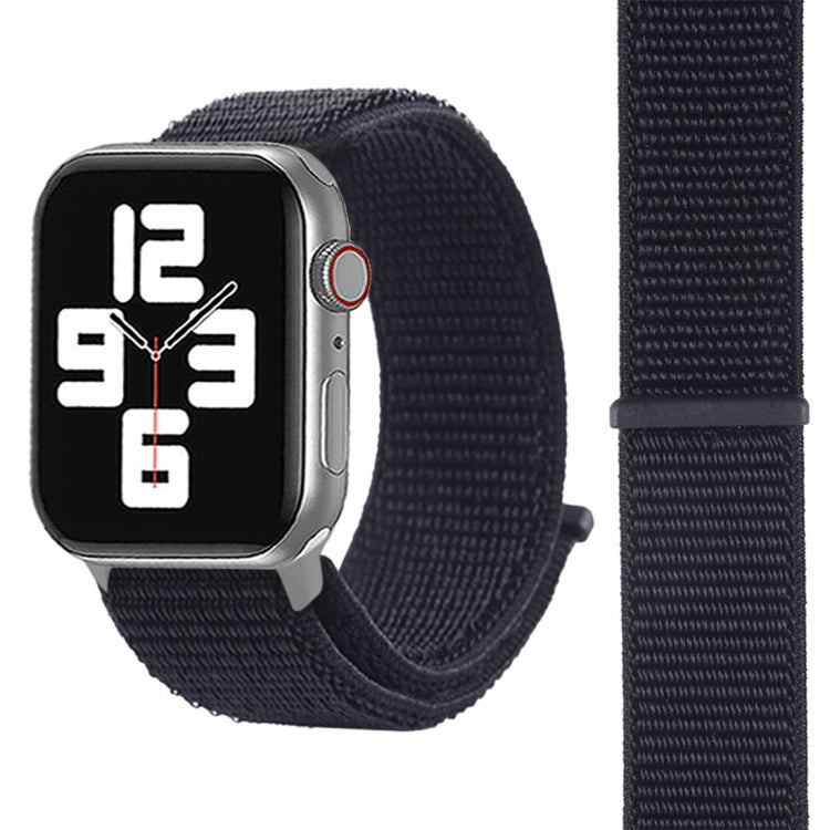 Skorter | For Apple Watch 46mm / 49mm / 45mm / 44mm Simple Fashion Nylon Watch Band with Magic Wand (Black)