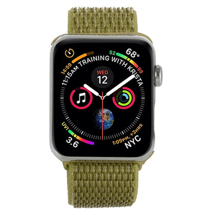 Skorter | For Apple Watch 46mm / 49mm / 45mm / 44mm Simple Fashion Nylon Watch Strap with Magic Stick (Dark Green)