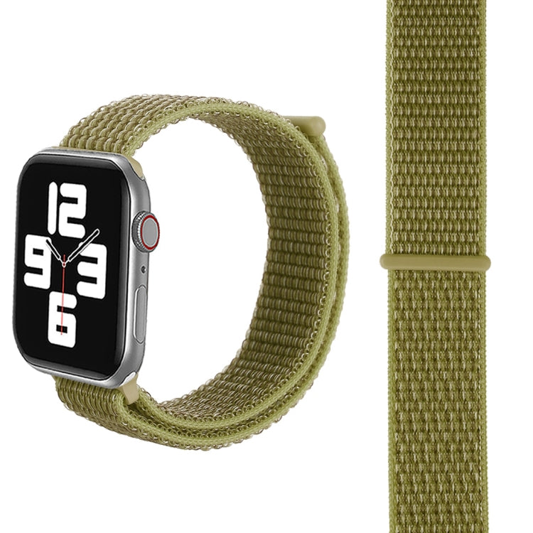 Skorter | For Apple Watch 46mm / 49mm / 45mm / 44mm Simple Fashion Nylon Watch Strap with Magic Stick (Dark Green)