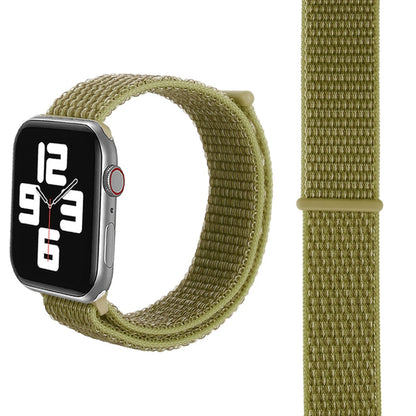 Skorter | For Apple Watch 46mm / 49mm / 45mm / 44mm Simple Fashion Nylon Watch Strap with Magic Stick (Dark Green)