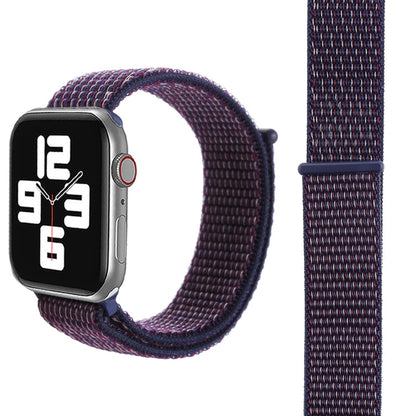 Skorter | For Apple Watch 46mm / 49mm / 45mm / 44mm Simple Fashion Nylon Watch Strap with Magic Stick (Dark Purple)