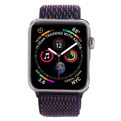 Skorter | For Apple Watch 46mm / 49mm / 45mm / 44mm Simple Fashion Nylon Watch Strap with Magic Stick (Dark Purple)