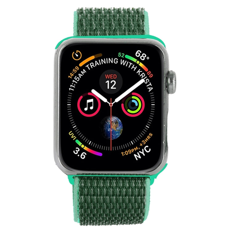 Skorter | For Apple Watch 46mm / 49mm / 45mm / 44mm Simple Fashion Nylon Watch Strap with Magic Stick (Grass Green)