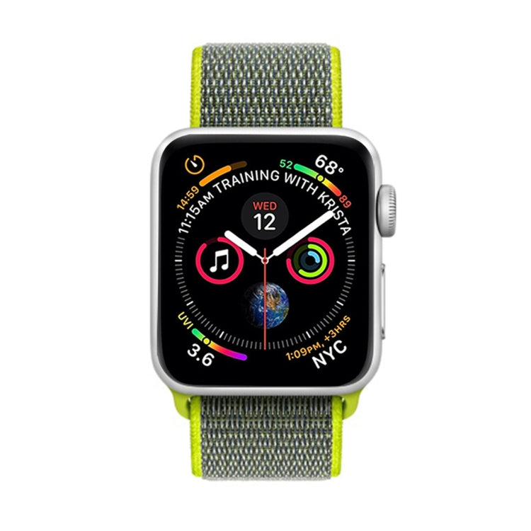 Skorter | For Apple Watch 46mm / 49mm / 45mm / 44mm Simple Fashion Nylon Band with Magic Stick (Green)