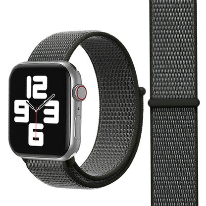 Skorter | For Apple Watch 46mm / 49mm / 45mm / 44mm Simple stylish nylon watch band with Magic Stick (Gray)
