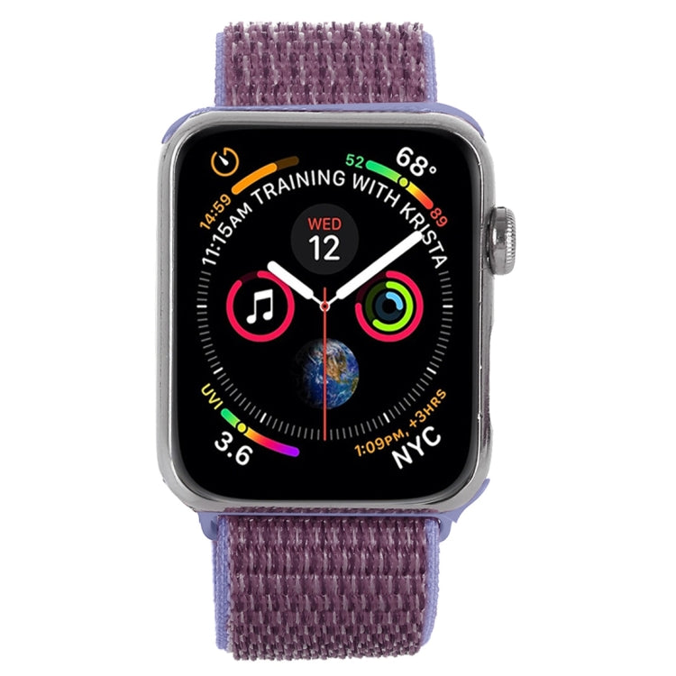 Skorter | For Apple Watch 46mm / 49mm / 45mm / 44mm Simple Fashion Nylon Watch Band with Magic Wand (Light Purple)