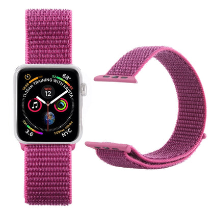 Skorter | For Apple Watch 46mm / 49mm / 45mm / 44mm Simple Fashion Nylon Watch Band with Magic Wand (Red Purple)