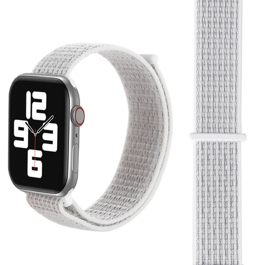 Skorter | For Apple Watch 46mm / 49mm / 45mm / 44mm Simple Fashion Nylon Watch Strap with Magic Stick (Silver)
