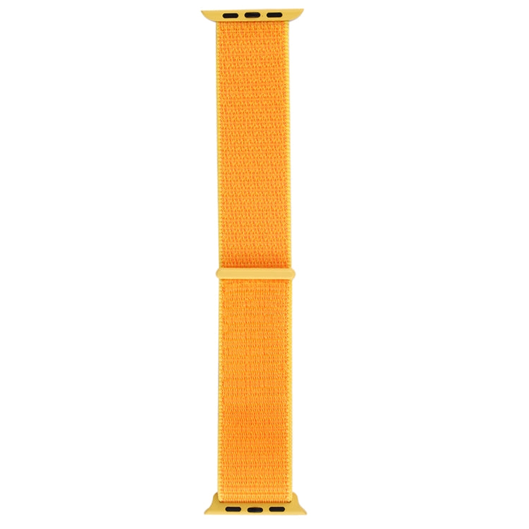 Skorter | For Apple Watch 46mm / 49mm / 45mm / 44mm Simple Fashion Nylon Watch Band with Magic Wand (Yellow)