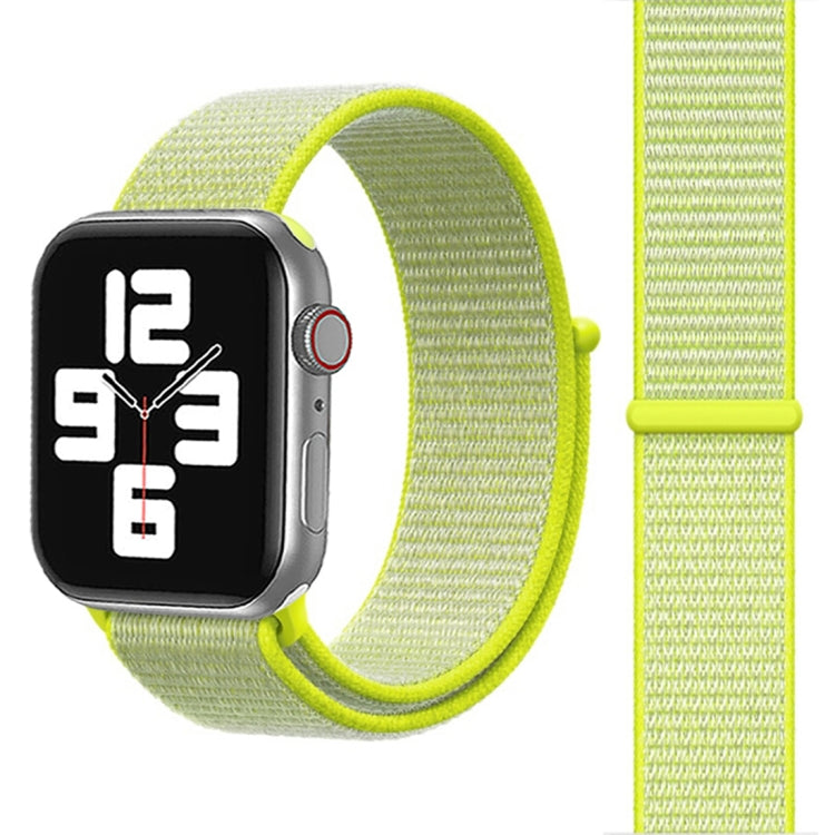 Skorter | For Apple Watch 42mm / 41mm / 40mm / 38mm Simple Fashion Nylon Watch Strap with Magic Stick (fluorescent green light)