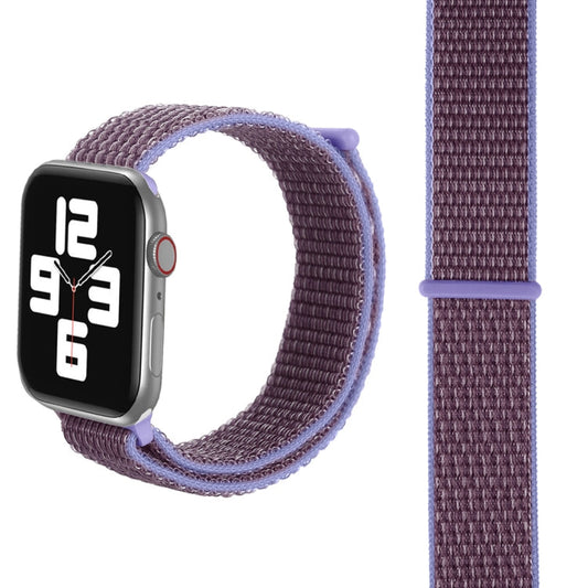 Skorter | For Apple Watch 42mm / 41mm / 40mm / 38mm Simple fashion nylon watch strap with magic stick (Light purple)