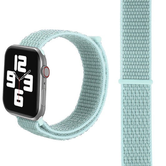 Skorter | For Apple Watch 42mm / 41mm / 40mm / 38mm Simple Mode Nylon Watch Band with Magic Wand (Mint Green)