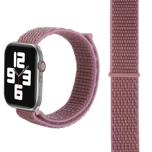 Skorter | For Apple Watch 42mm / 41mm / 40mm / 38mm Simple Fashion Nylon Watch Strap with Magic Stick (Purple)