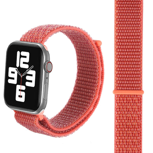 Skorter | For Apple Watch 42mm / 41mm / 40mm / 38mm Simple Fashion Nylon Watch Band with Magic Wand (Apricot)