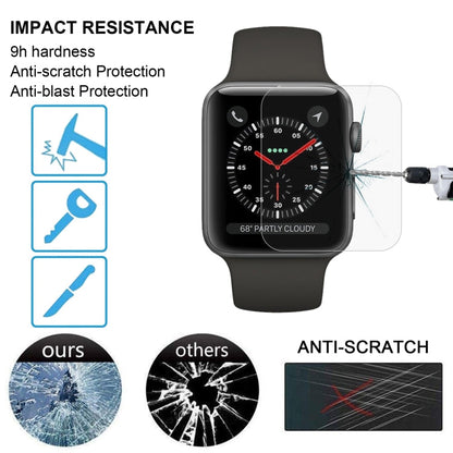 Skorter | 2 PCS ENKAY Hat-Prince for Apple Watch 42 mm 0.2 mm 9H surface hardness 2.15D explosion-proof tempered glass screen protector