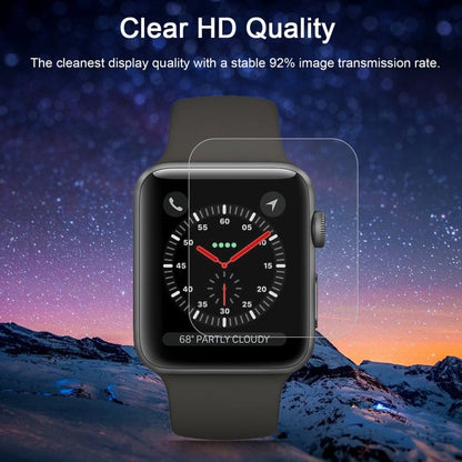 Skorter | 2 PCS ENKAY Hat-Prince for Apple Watch 42 mm 0.2 mm 9H surface hardness 2.15D explosion-proof tempered glass screen protector