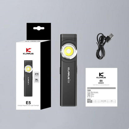 Skorter | Compact And Portable High-Intensity Dual Light Source EDC Magnetic Flashlight