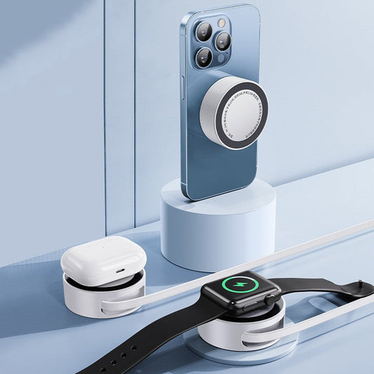 Skorter | 3-in-1 Portable Magnetic Wireless Charger