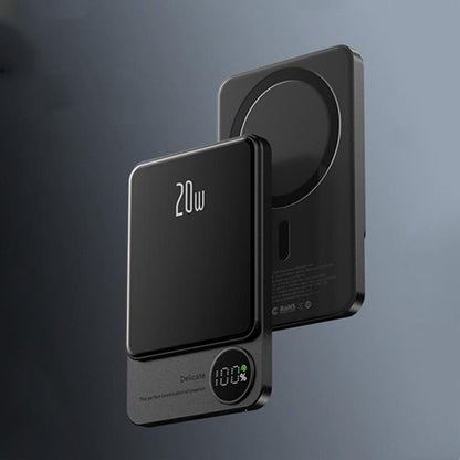 Skorter | 10000mAh Mini Portable LED Digital Display Magnetic fast-Charging Power Bank