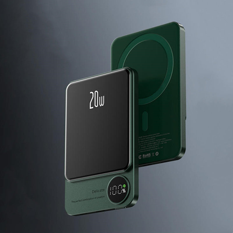 Skorter | 10000mAh Mini Portable LED Digital Display Magnetic fast-Charging Power Bank