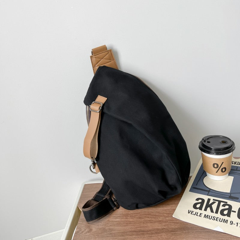 Skorter | Canvas Casual Minimalist Large Capacity Single Shoulder Sling Bag
