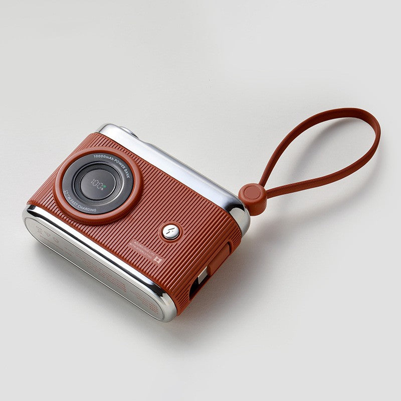 Skorter | 10000mAh Compact Portable Power Bank With Built-In Cables