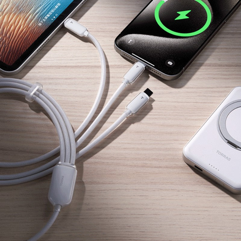 Skorter | 3-in-1 Sync Fast Charging Data Cable