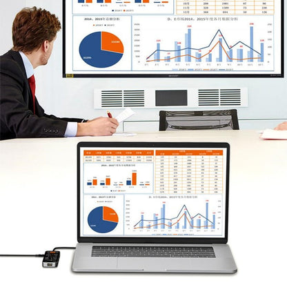 Skorter | Eight-In-One Multi-Interface Transparent Expansion Dock