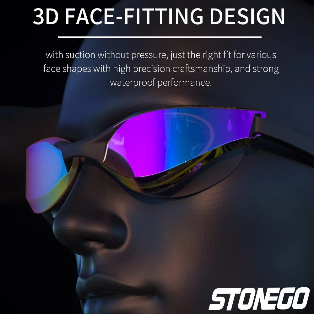 Skorter | Stylish Anti-Fog Swim Goggles - HD Wide-Angle Lens