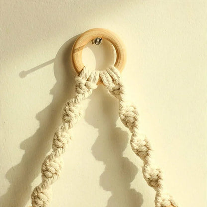 Skorter | Boho Macrame Shelf Rustic Decor