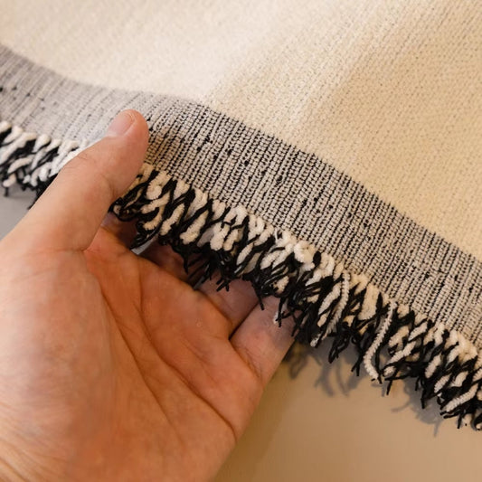 Skorter | Abstract Brushstroke Chenille Sofa Cover