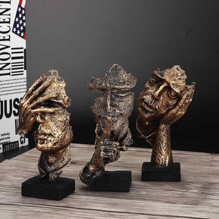 Skorter | Abstract Golden Sculpture for Timeless Elegance & Modern Design