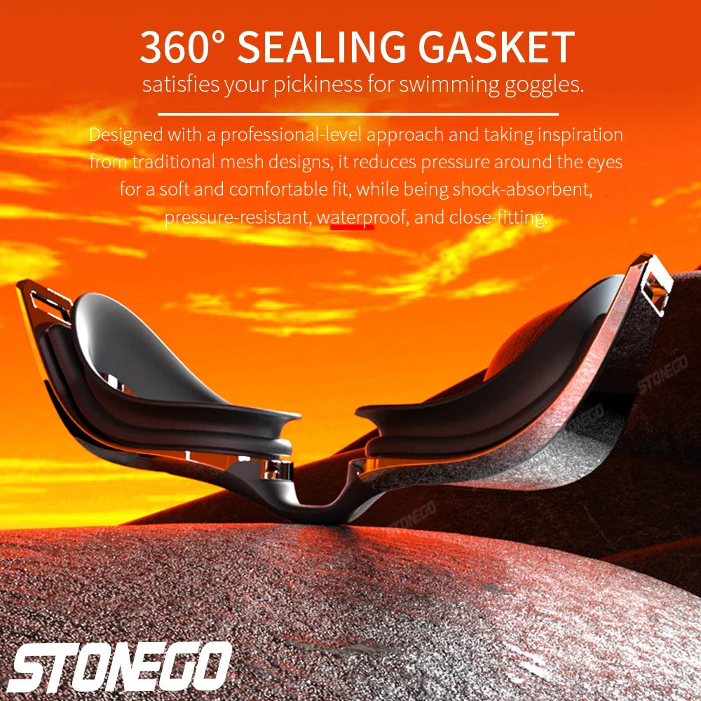 Skorter | Stylish Anti-Fog Swim Goggles - HD Wide-Angle Lens