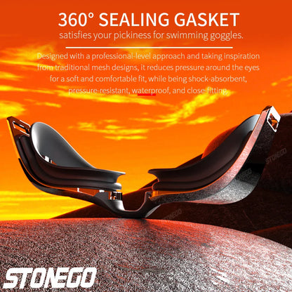 Skorter | Stylish Anti-Fog Swim Goggles - HD Wide-Angle Lens