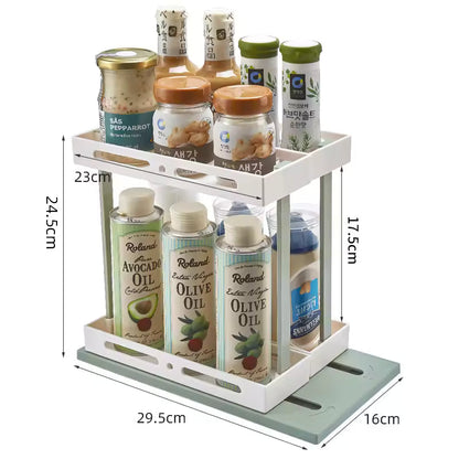 Skorter | 2 layers adjustable shelf organizer