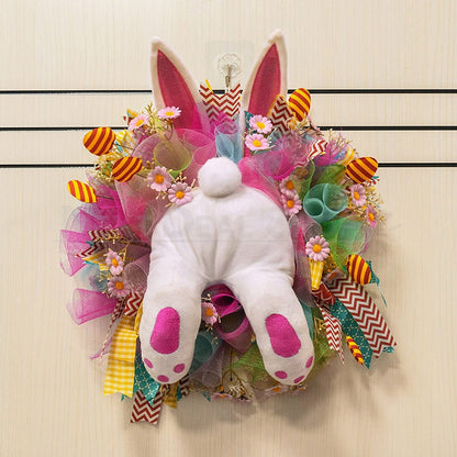 Skorter | Adorable Easter Bunny Back Wreath