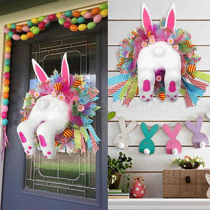 Skorter | Adorable Easter Bunny Back Wreath