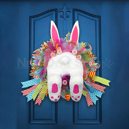 Skorter | Adorable Easter Bunny Back Wreath