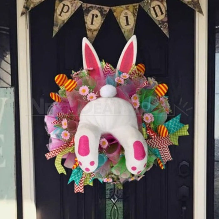 Skorter | Adorable Easter Bunny Back Wreath