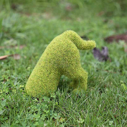 Skorter | Cute Mos Puppies Rump Decoration for the Garden