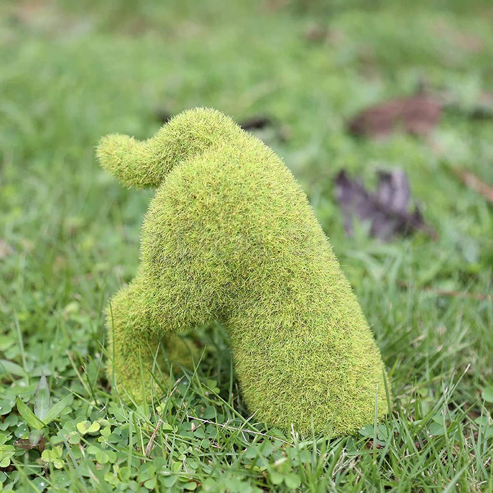 Skorter | Cute Mos Puppies Rump Decoration for the Garden