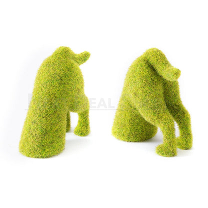 Skorter | Cute Mos Puppies Rump Decoration for the Garden