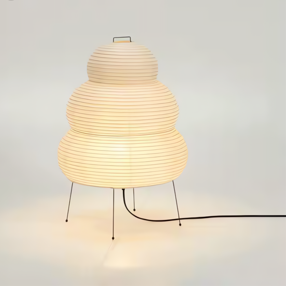 Skorter | Zen Floor Lamp – Japanese Wabi-Sabi Style with 3-Mode Dimmable LED Light