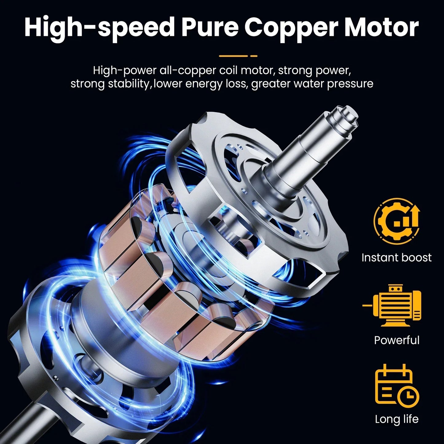 Skorter | Cordless High Pressure Washer – Portable Jet Cleaner with Lithium Battery & Adjustable Nozzle