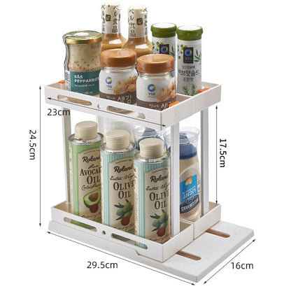 Skorter | 2 layers adjustable shelf organizer