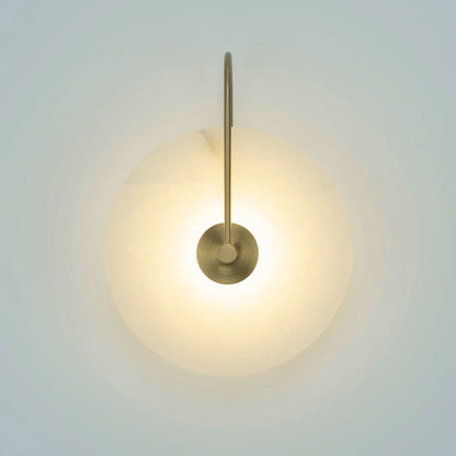 Skorter | Alabaster LED Wall Lamp – Modern Ambient Lighting