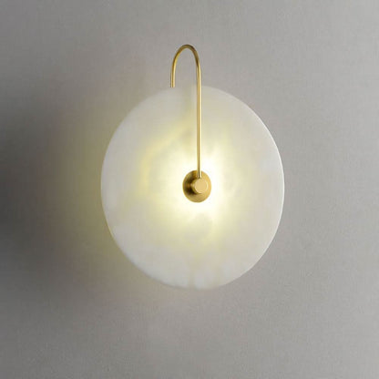 Skorter | Alabaster LED Wall Lamp – Modern Ambient Lighting