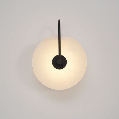 Skorter | Alabaster LED Wall Lamp – Modern Ambient Lighting